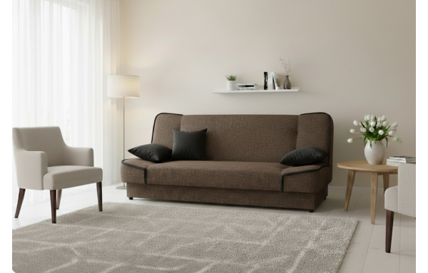 Wersalka Maxim II 14 na sprężynach z funkcją spania i pojemnikiem